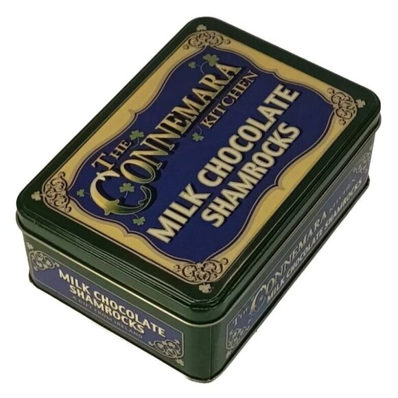 The Connemara Kitchen Chocolate Milk Shamrocks Collectors Empty Tin - Picture 2 of 11